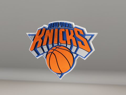 NBA New York Knicks Logo Modelo 3D