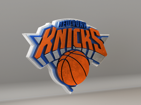 NBA New York Knicks Logo 3D Model