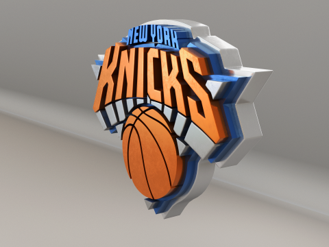 NBA New York Knicks Logo 3D Model