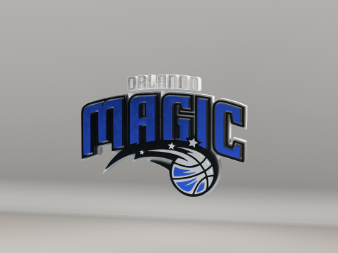 NBA Orlando Magic Logo Modelo 3D