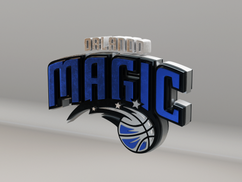 NBA Orlando Magic Logo 3D Modell
