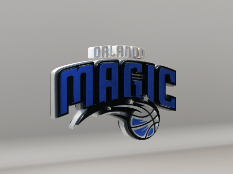 NBA Orlando Magic Logo 3D Modell