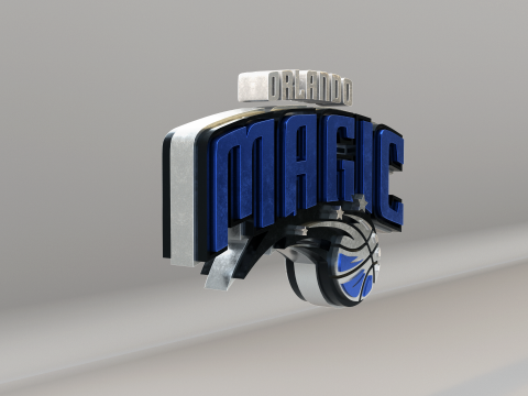 NBA Orlando Magic Logo 3D Modell