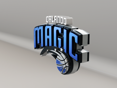 NBA Orlando Magic Logo 3D Modell