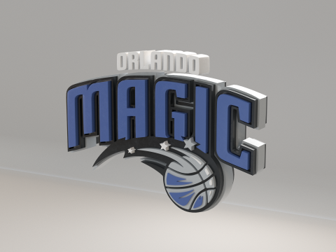 NBA Orlando Magic Logo 3D Modell