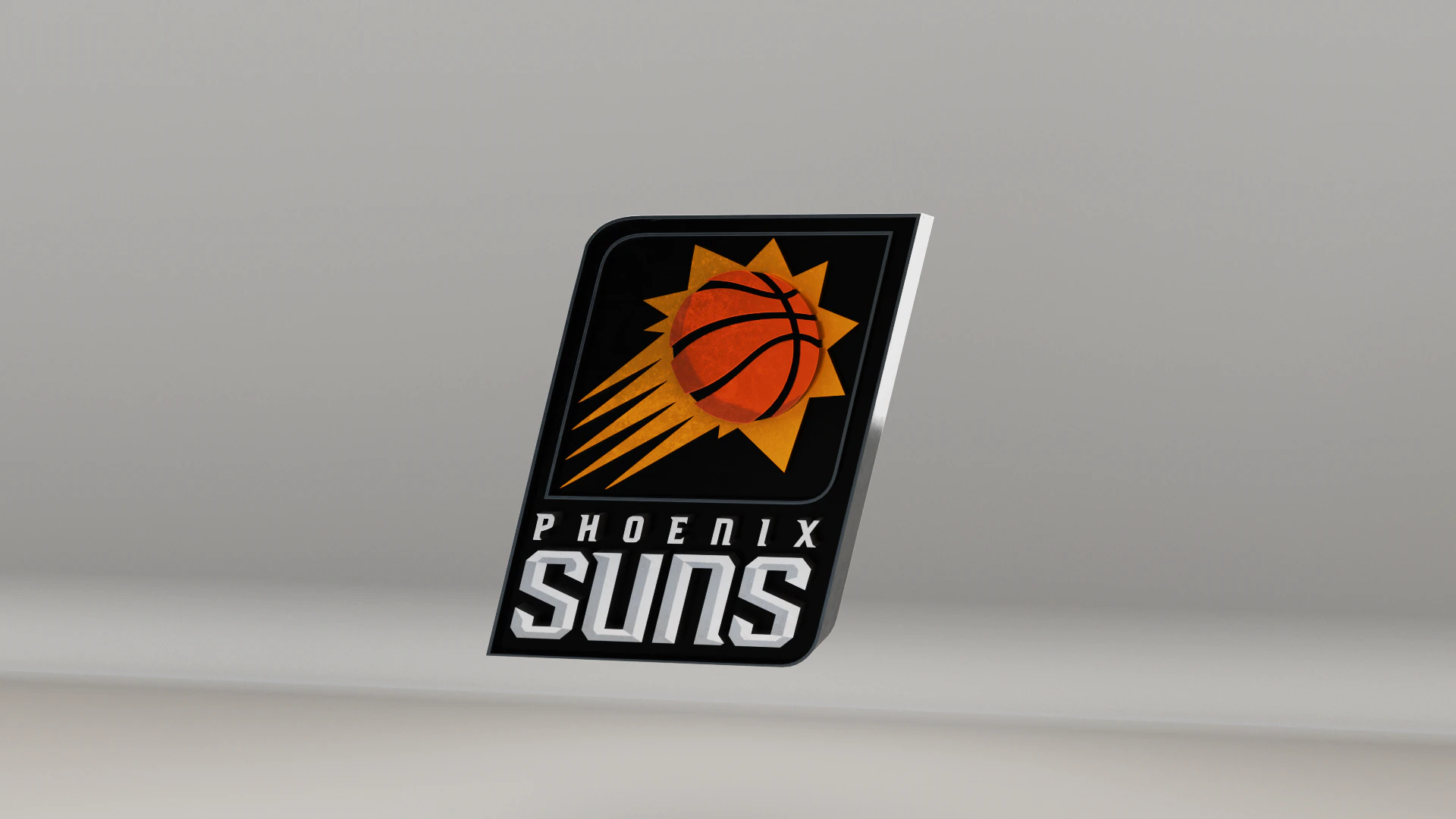 NBA Phoenix Suns Logo 3D Model .c4d .max .obj .3ds .fbx .stl .blend 