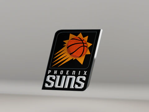NBA Phoenix Suns-logo 3D Model