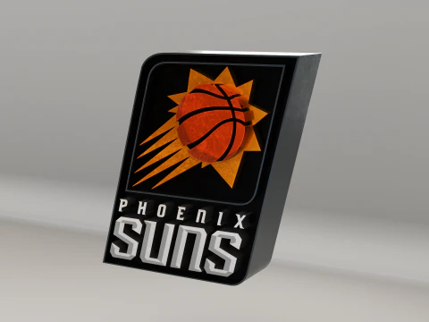 NBA Phoenix Suns Logo 3D Model