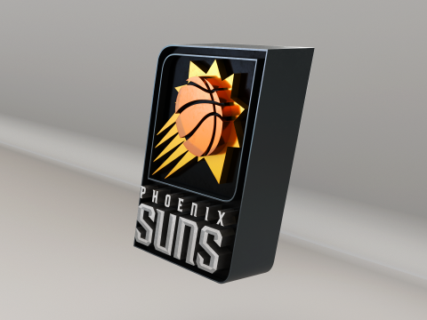 NBA Phoenix Suns Logo Modelo 3D