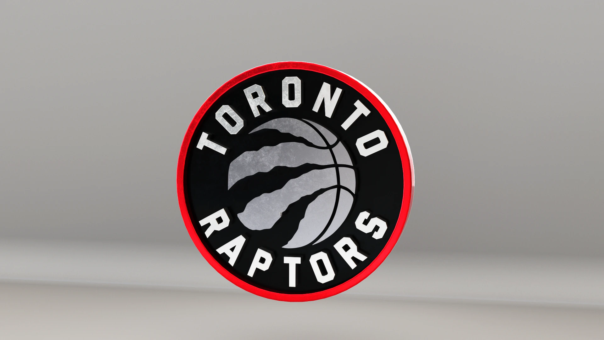 NBA Toronto Raptors Logo 3D Model .c4d .max .obj .3ds .fbx .stl .blend
