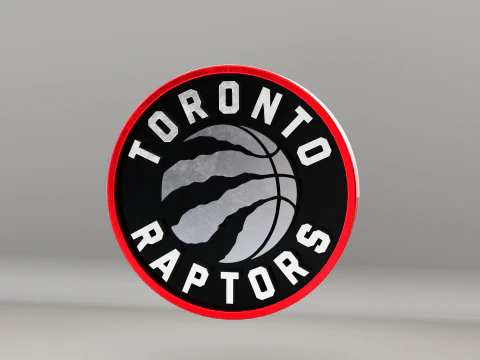Logo des Raptors de Toronto de la NBA Modèle 3D