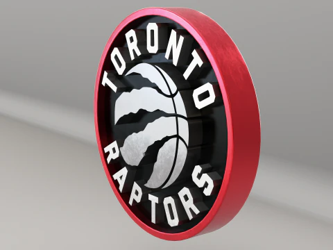 NBA Toronto Raptors Logo 3D Model