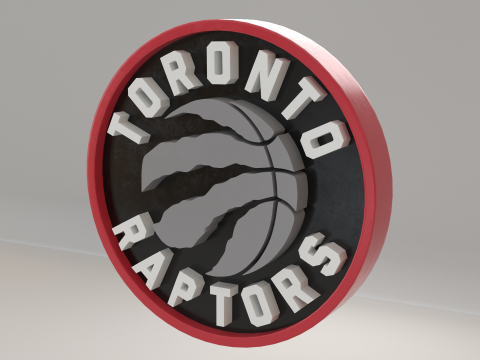 NBA Toronto Raptors Logo Modèle 3D