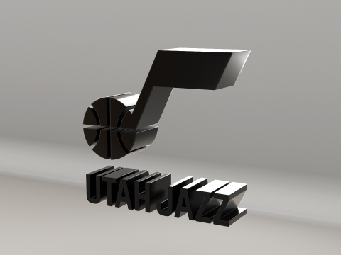 NBA Utah Jazz Logo 3D-Modell