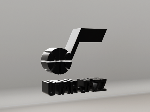 NBA Utah Jazz Logo 3D-Modell