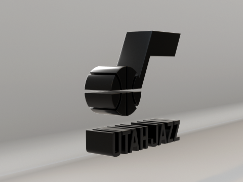 NBA Utah Jazz Logo 3D-Modell