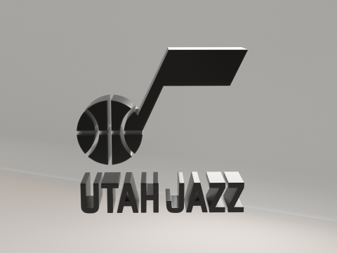 NBA Utah Jazz Logo 3D-Modell