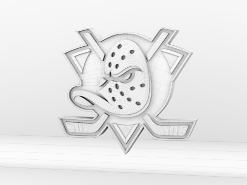 NHL Anahein Ducks Logo Modelo 3D