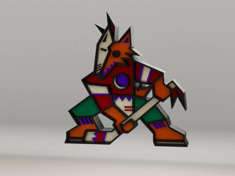 NHL Arizona Coyotes-logo 3D Model