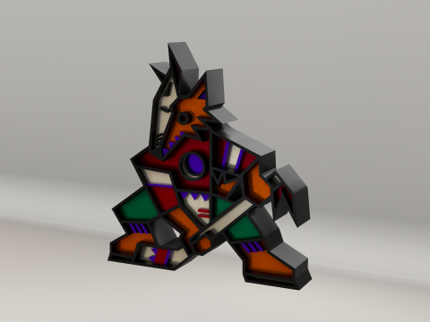 NHL Arizona Coyotes Logo Modello 3D