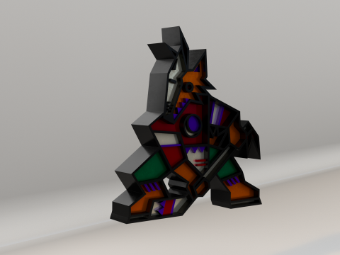 NHL Arizona Coyotes Logo Modello 3D