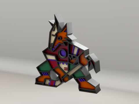 NHL Arizona Coyotes Logo Modello 3D