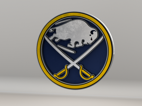 NHL Buffalo Sabres Logo Modelo 3D