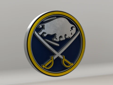 NHL Buffalo Sabres Logo 3D Model