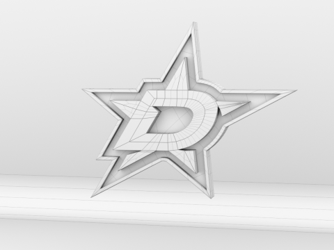 NHL Dallas Stars Logo Modelo 3D