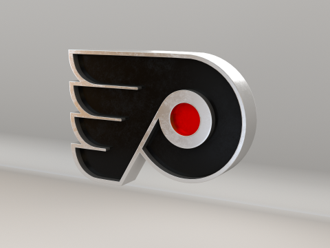 NHL Philadelphia Flyers Logo 3D Model
