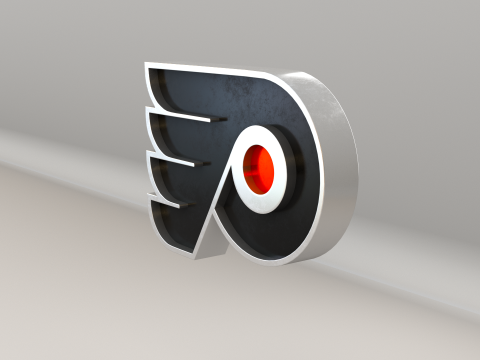 NHL Philadelphia Flyers Logo 3D Model