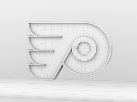 NHL Philadelphia Flyers Logo 3D Model