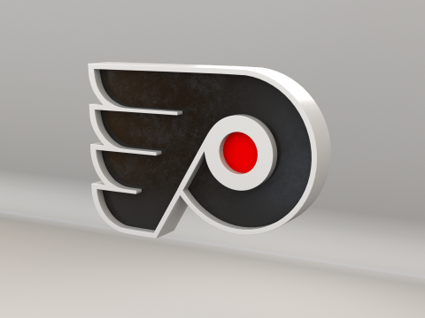 NHL Philadelphia Flyers Logo 3D Model