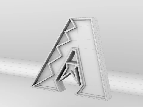 MLB Arizona Diamondbacks Team Logo 3D Model