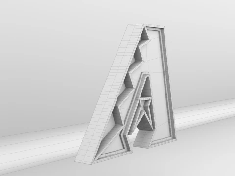 MLB Arizona Diamondbacks Team Logo 3D Model