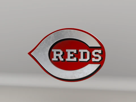 MLB 辛辛那提红人队 V1 球队徽标 3D 模型