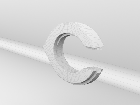 MLB Cincinnati Reds V2 Team Logo Modello 3D