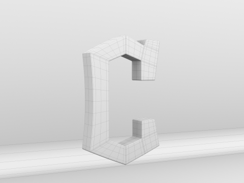 MLB Cleveland Guardians V1 Team Logo 3D Model