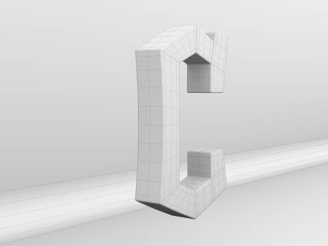 MLB Cleveland Guardians V1 Team Logo 3D Model