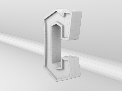 MLB Cleveland Guardians V2 Team Logo 3D 模型