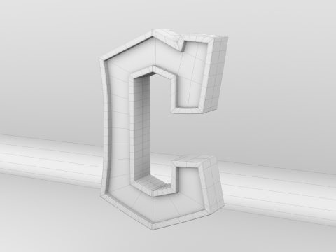MLB Cleveland Guardians V2 Team Logo 3D 模型