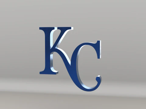 MLB 堪萨斯城皇家队队徽 3D 模型