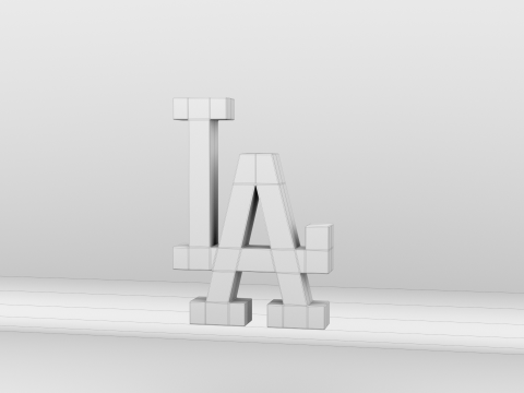 MLB Los Angeles Dodgers V2 Team Logo Modello 3D