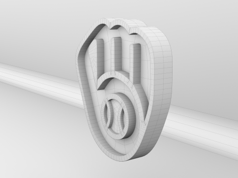 MLB Milwaukee Brewers V2 Team Logo Modelo 3D