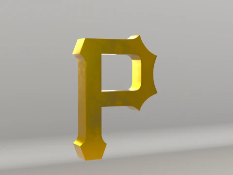 MLB Pittsburgh Pirates Team Logo 3D Model