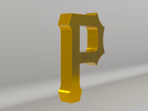 MLB Pittsburgh Pirates Team Logo 3D Model