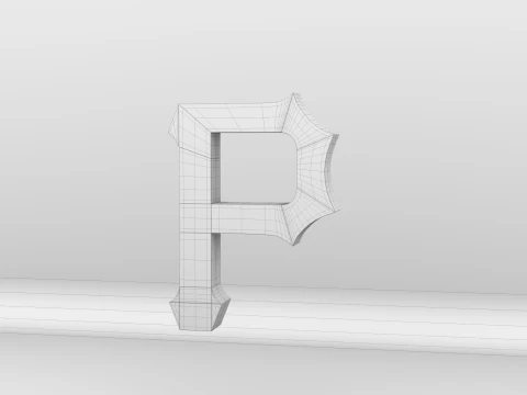 MLB Pittsburgh Pirates Team Logo 3D Model