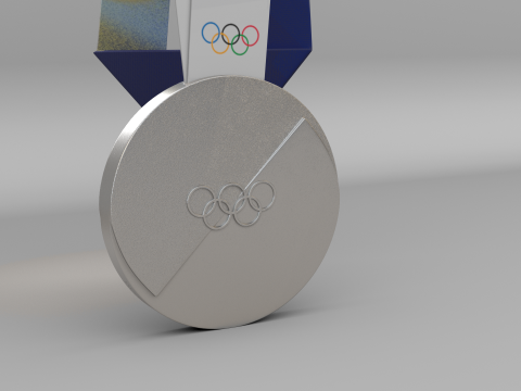 Medale XXV Zimowych Igrzysk Olimpijskich Milano Cortina 2026 Model 3D