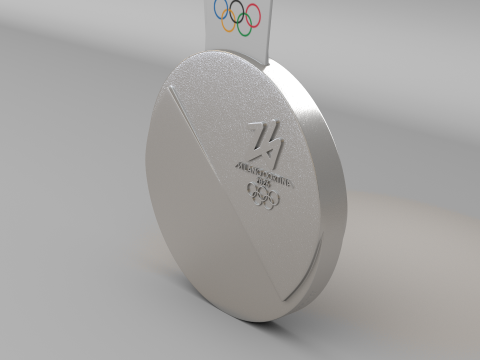 Medale XXV Zimowych Igrzysk Olimpijskich Milano Cortina 2026 Model 3D