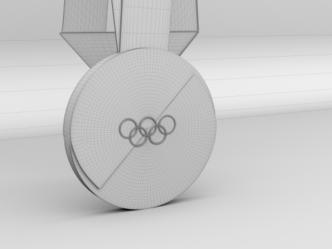 Medale XXV Zimowych Igrzysk Olimpijskich Milano Cortina 2026 Model 3D